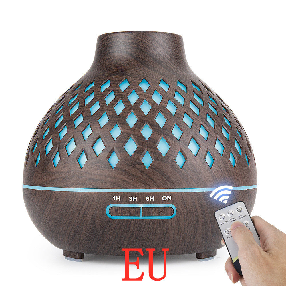 Household Mini Ultrasonic Aroma Diffuser – USB Air Spray Humidifier with LED Light & Essential Oil Mist