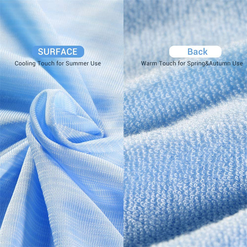 Cooling Summer Blanket – Breathable Heat-Absorbing Fiber with Washable Cover