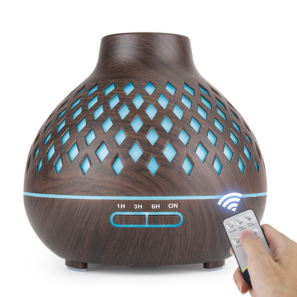 Household Mini Ultrasonic Aroma Diffuser – USB Air Spray Humidifier with LED Light & Essential Oil Mist