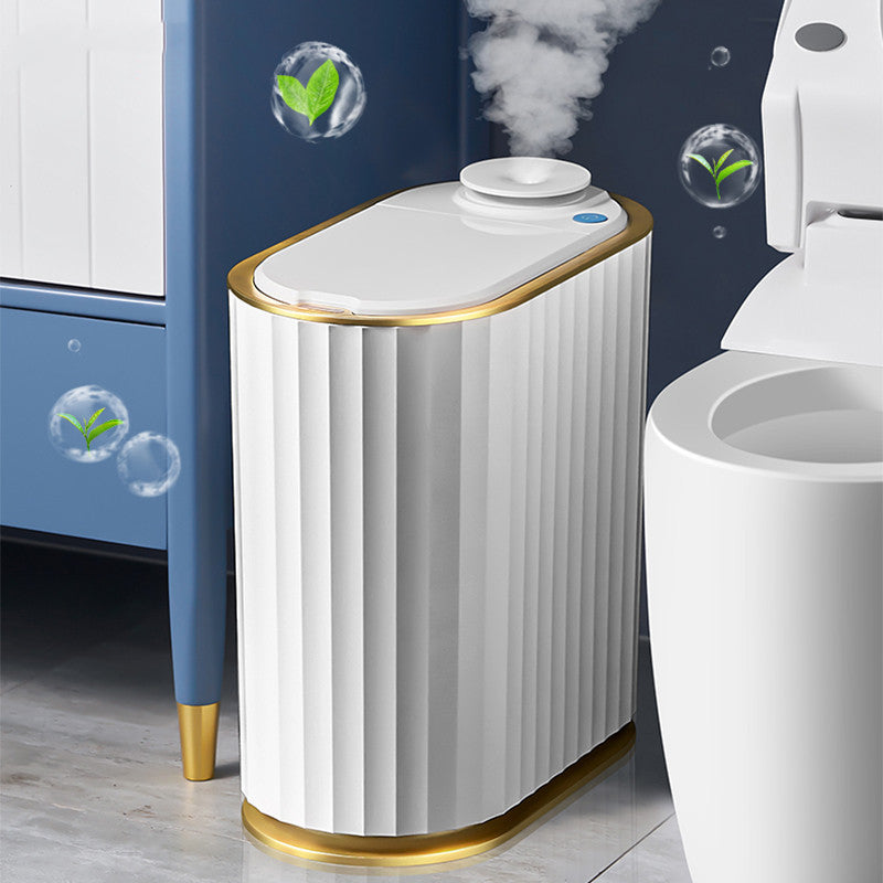 Electric Smart Sensor Trash Can – Hands-Free Toilet Waste Bin