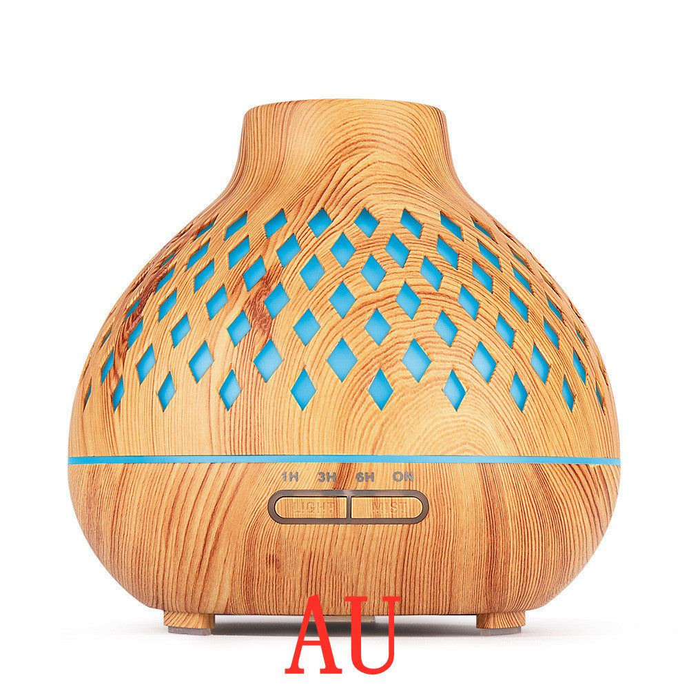 Household Mini Ultrasonic Aroma Diffuser – USB Air Spray Humidifier with LED Light & Essential Oil Mist