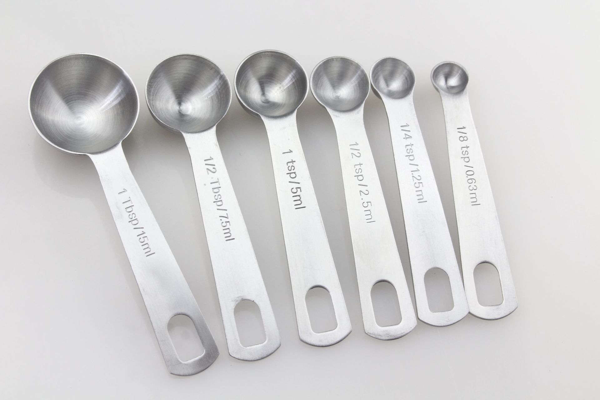 Stainless Steel Measuring Spoons Set for Cooking & Baking – Accurate Seasoning Kitchen Tools.