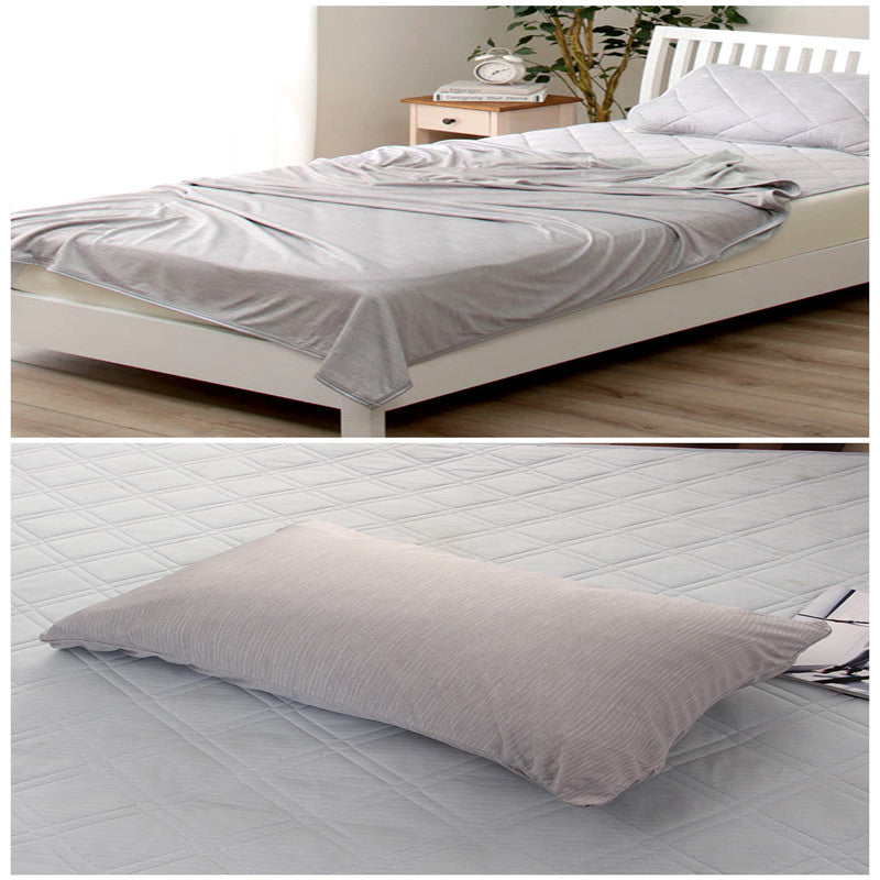 Cooling Summer Blanket – Breathable Heat-Absorbing Fiber with Washable Cover