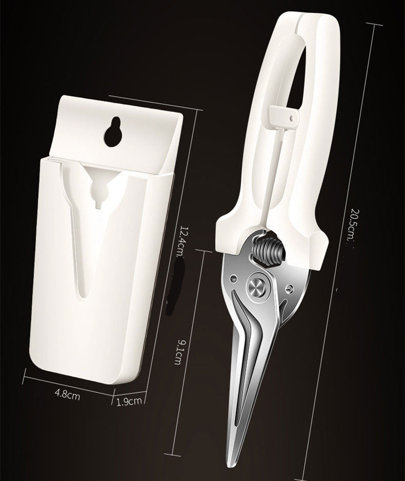 Multi-Functional Magnetic Kitchen Scissors – Innovative Household Gadget with Suction Storage