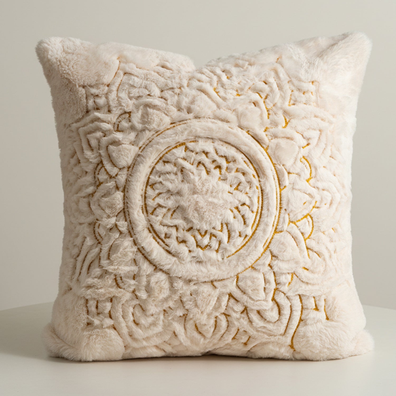 Plush Sofa Cushion Covers – Soft Fabric Pillow Covers for Bay Window & Home Decor