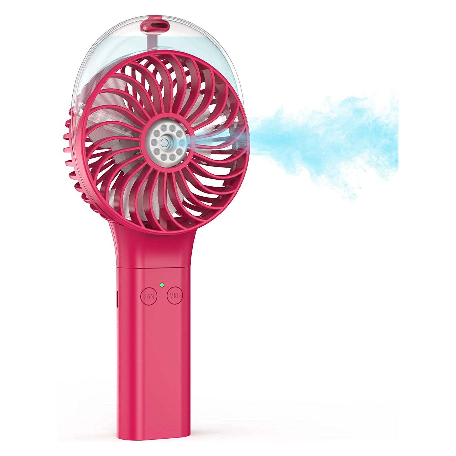 Portable Mini Misting Fan – 3000mAh Rechargeable USB Handheld Cooling Fan with Water Spray