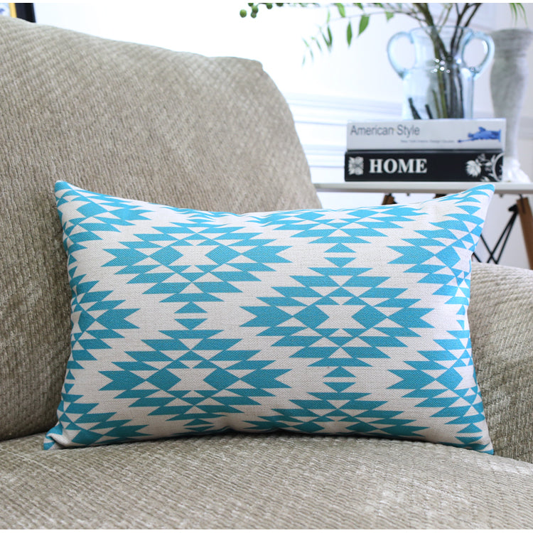 Nordic Geometric Throw Pillow Covers – Modern Color Block Cushion for Sofa & Home Decor