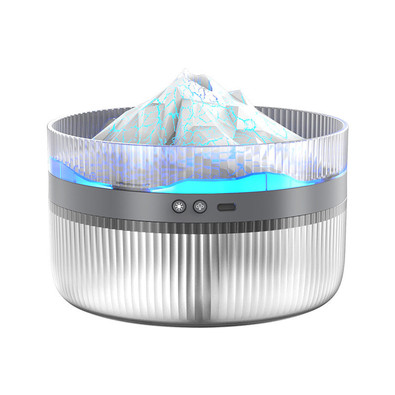 Volcano Flame Aroma Diffuser – 3D Fire Humidifier & LED Night Light (Ultrasonic Mist, Auto Shut-Off, Relaxing Essential Oil Diffuser)