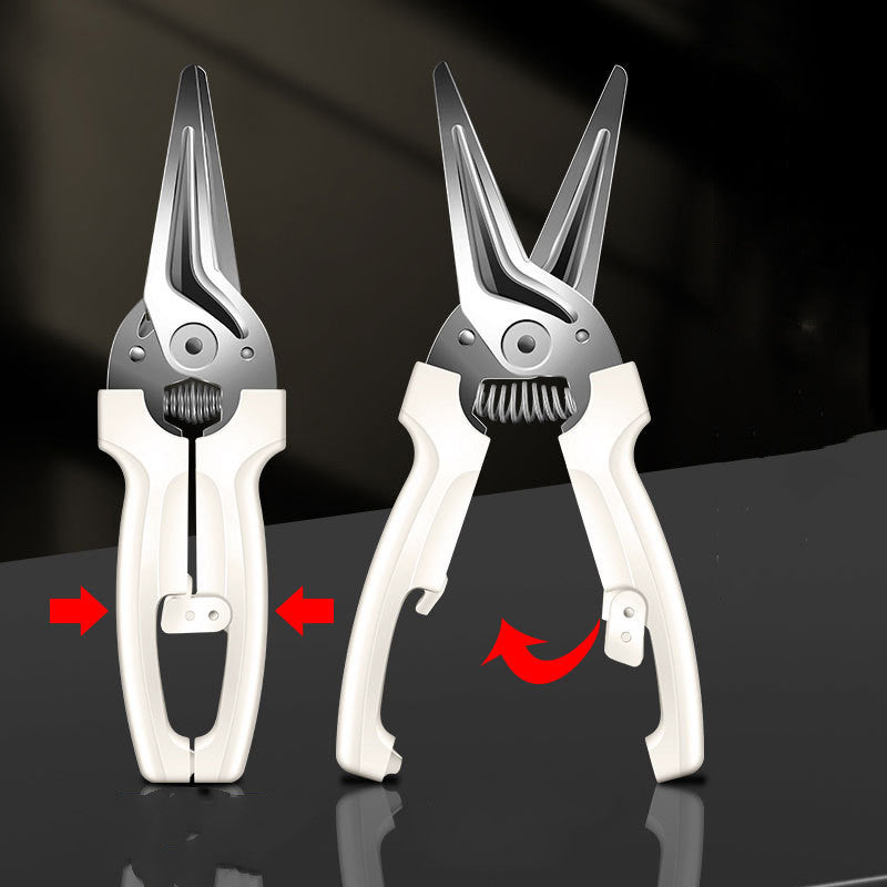 Multi-Functional Magnetic Kitchen Scissors – Innovative Household Gadget with Suction Storage
