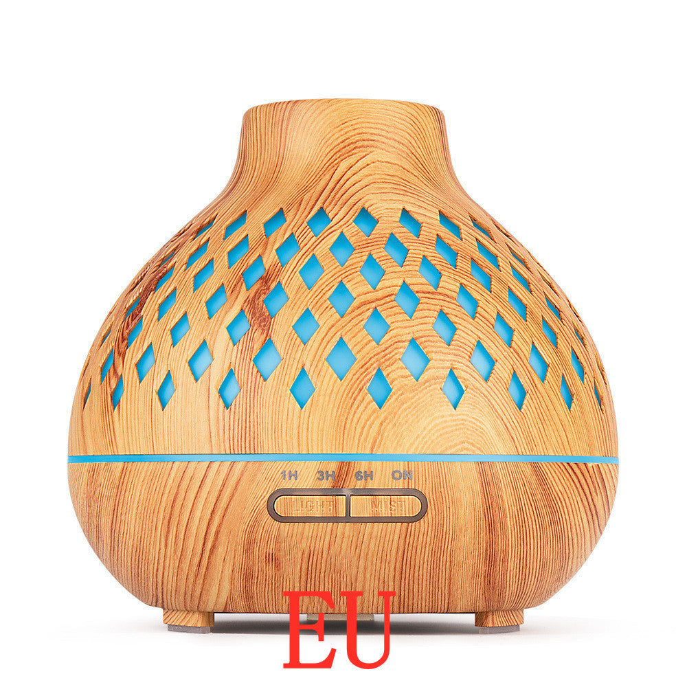Household Mini Ultrasonic Aroma Diffuser – USB Air Spray Humidifier with LED Light & Essential Oil Mist