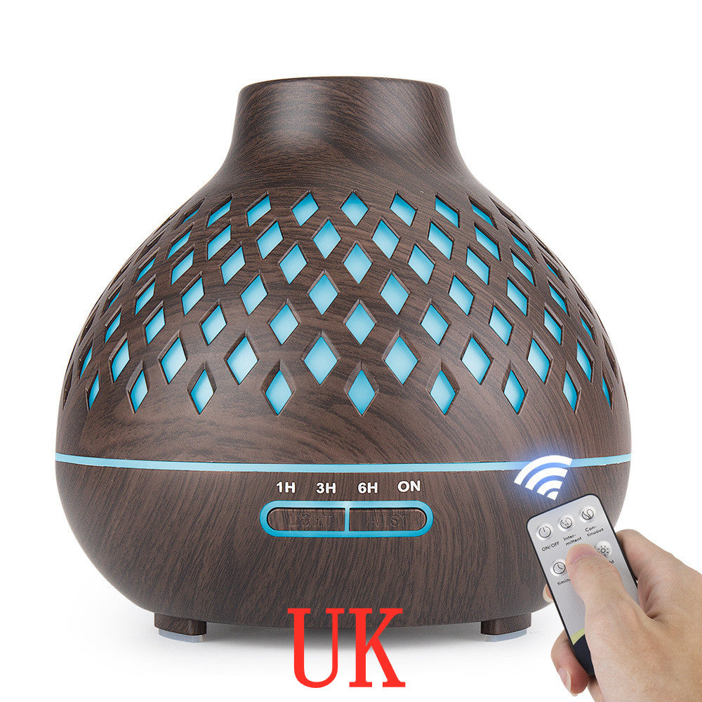 Household Mini Ultrasonic Aroma Diffuser – USB Air Spray Humidifier with LED Light & Essential Oil Mist