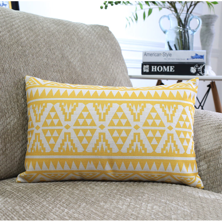 Nordic Geometric Throw Pillow Covers – Modern Color Block Cushion for Sofa & Home Decor