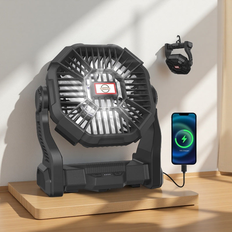 Portable Rechargeable Camping Fan – Outdoor Travel & Hiking Essential