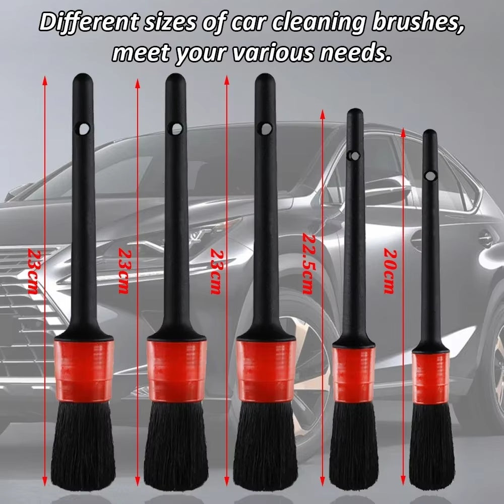 17PCS Car Detailing Brush Kit – Drill Brush Set for Interior & Exterior Auto Cleaning