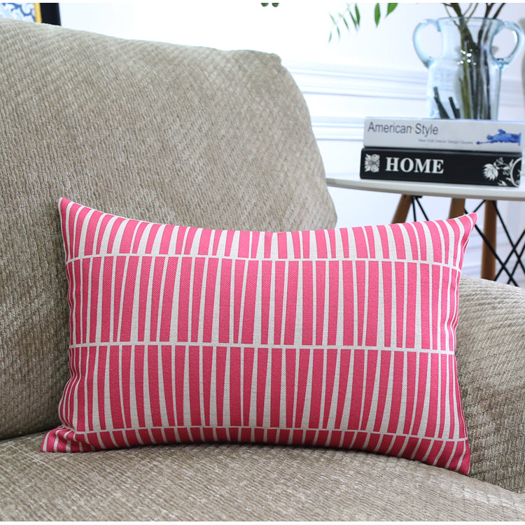 Nordic Geometric Throw Pillow Covers – Modern Color Block Cushion for Sofa & Home Decor