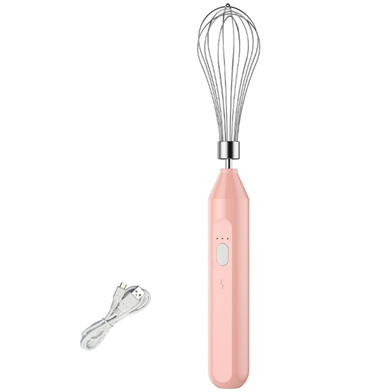 3-Speed Handheld Electric Egg Beater & Milk Frother – Rechargeable Whisk, Foam Maker, and Hand Mixer for Easy Cooking & Baking