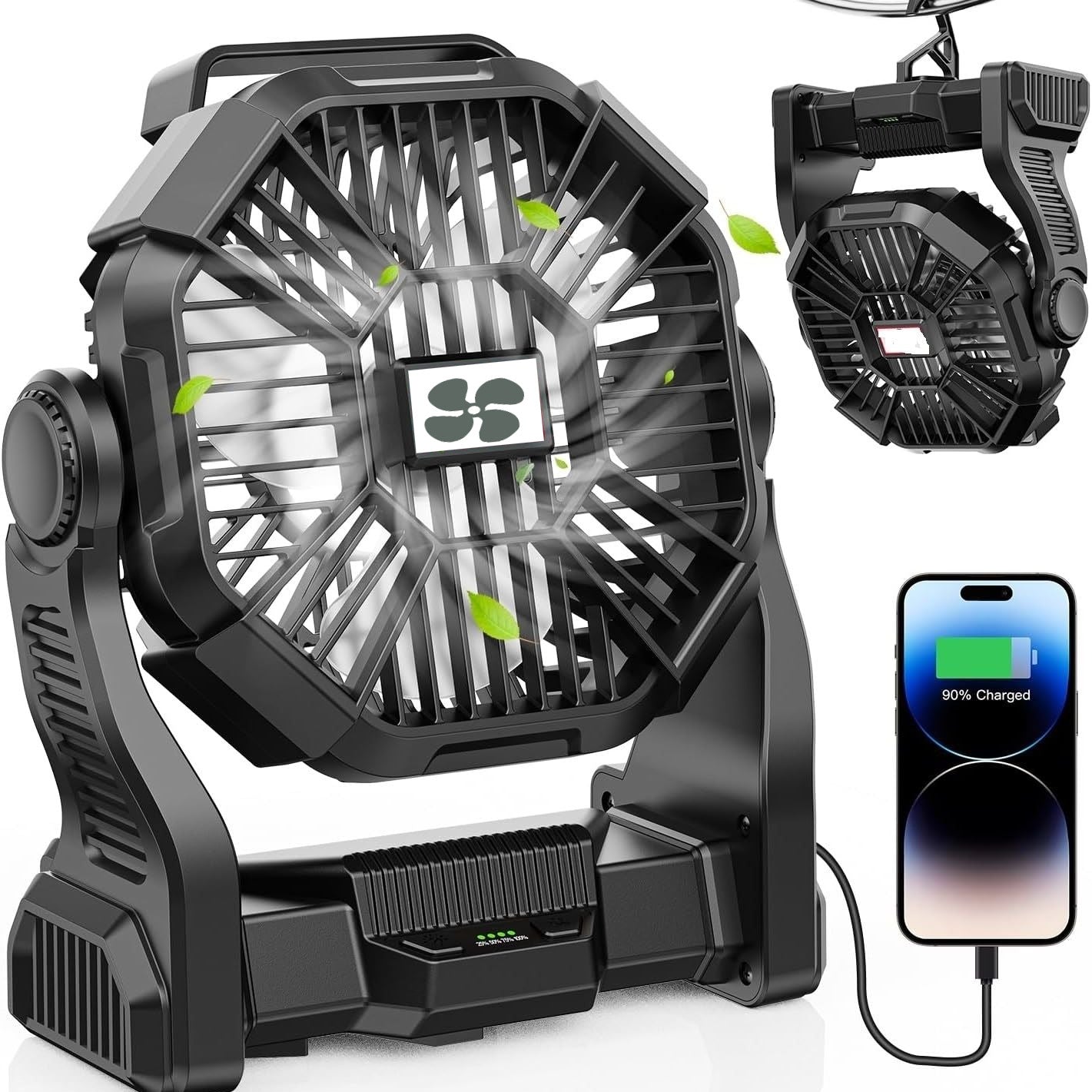 Portable Rechargeable Camping Fan – Outdoor Travel & Hiking Essential