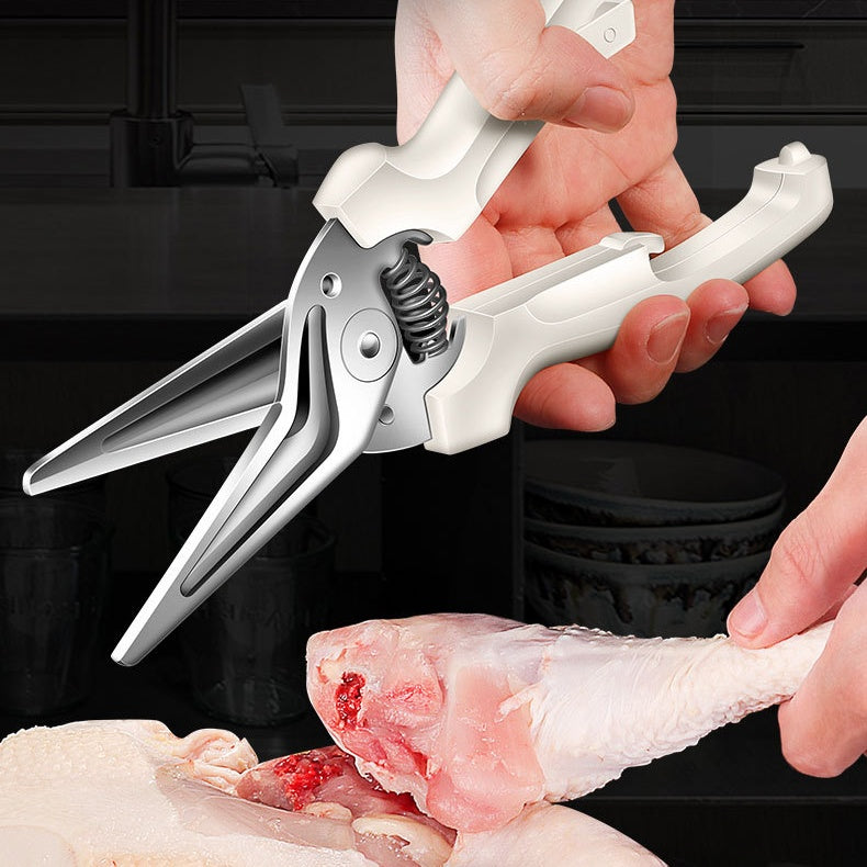 Multi-Functional Magnetic Kitchen Scissors – Innovative Household Gadget with Suction Storage